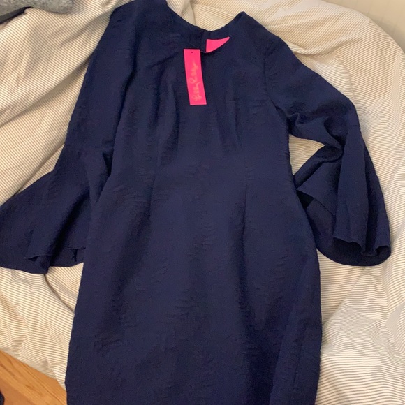 Lilly Pulitzer Dresses & Skirts - navy lilly pulitzer dress new with tags